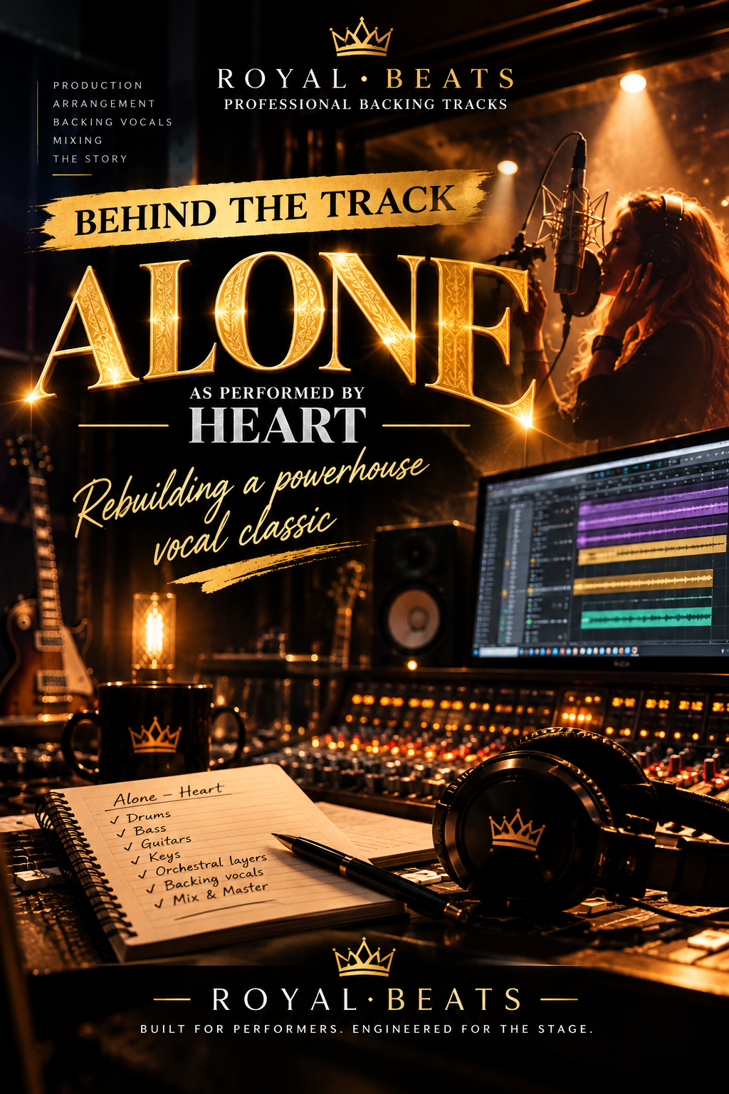 Behind the Track: Rebuilding “Alone” by Heart for the Audition Room