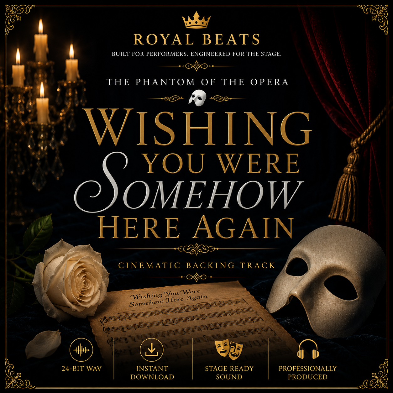 The Phantom of the Opera – Wishing You Were Somehow Here Again (Instrumental Backing Track)