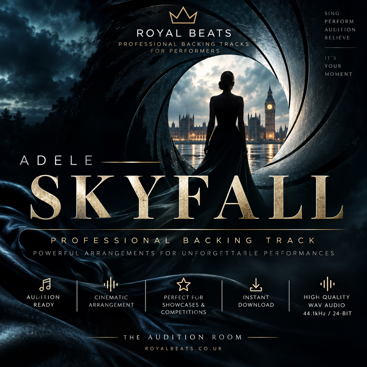 Skyfall - Adele - Professional Backing Track